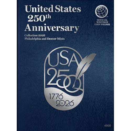 250th America Celebration P&d Whitman Blue Folder - Hardcover