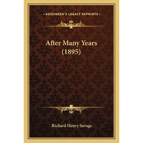 After Many Years (1895) - Paperback