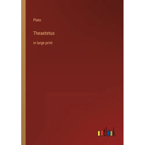 Theaetetus: in large print - Paperback