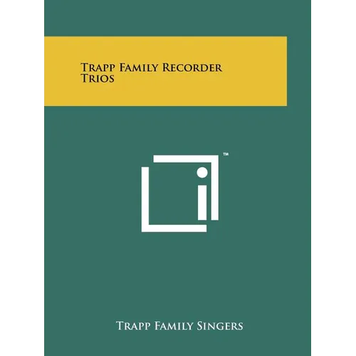Trapp Family Recorder Trios - Paperback