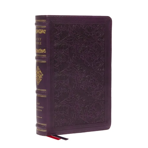 NKJV Large Print Reference Bible, Purple Leathersoft, Red Letter, Comfort Print (Sovereign Collection): Holy Bible, New King James Version - Imitation Leather