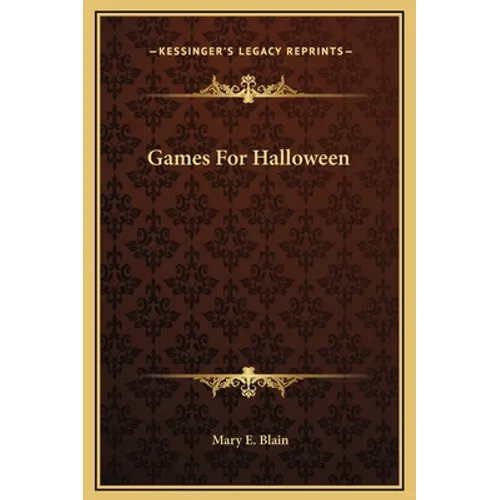 Games For Halloween - Hardcover