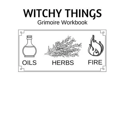 Witchy Things Grimoire Workbook - Paperback
