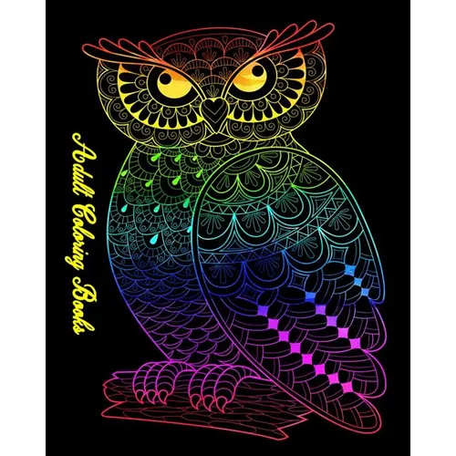 Adult Coloring Books: Gorgeous Cats and Owls - Paperback