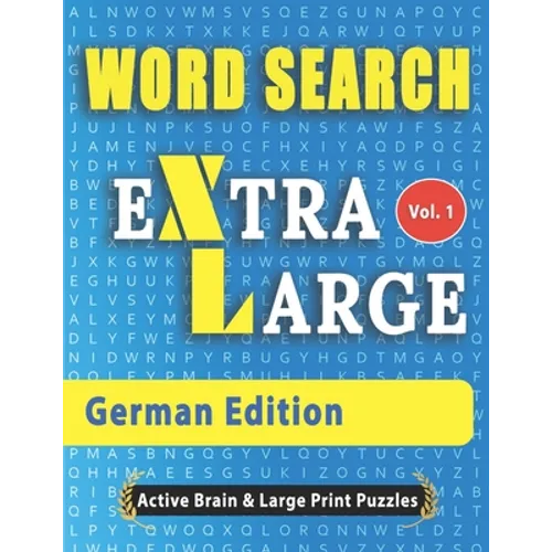 WORD SEARCH Extra Large - German Edition - Paperback