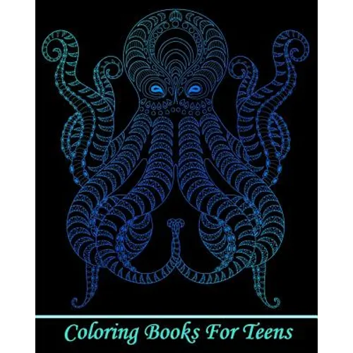 Coloring Books For Teens: Gorgeous Ocean Animal Drawings (Perfect for Beginners and Ocean Animal Lovers) - Paperback