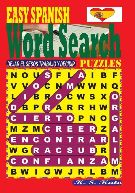 EASY SPANISH Word Search Puzzles - Paperback