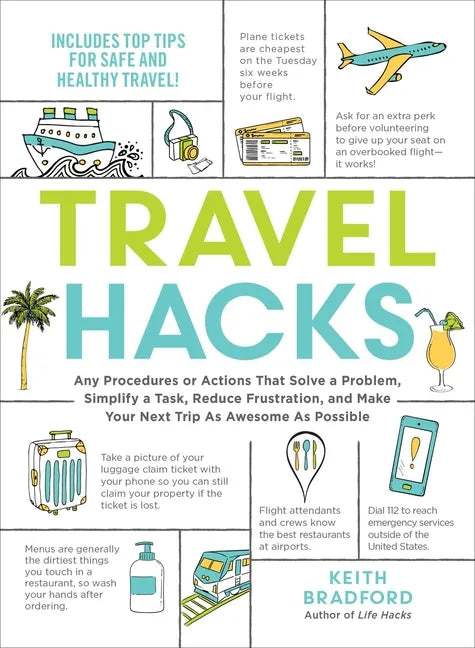 Travel Hacks: Any Procedures or Actions That Solve a Problem, Simplify a Task, Reduce Frustration, and Make Your Next Trip as Awesome as Possible - Paperback
