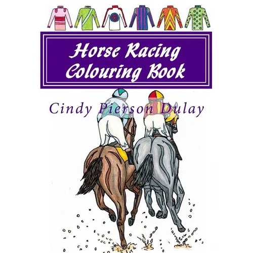 Horse Racing Colouring Book - Paperback