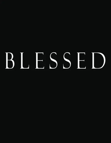 Blessed: Black and White Decorative Book to Stack Together on Coffee Tables, Bookshelves and Interior Design - Add Bookish Char - Paperback