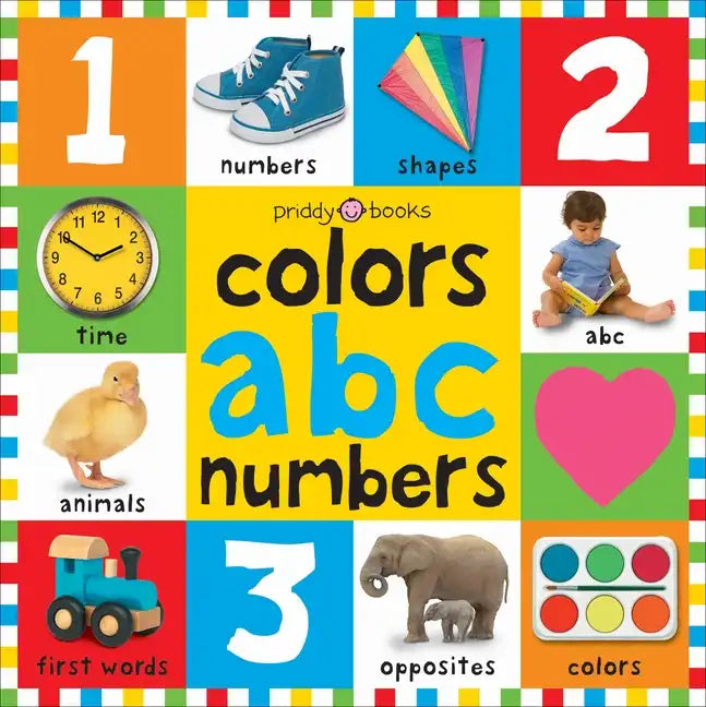 Big Board Books Colors, Abc, Numbers - Board Book