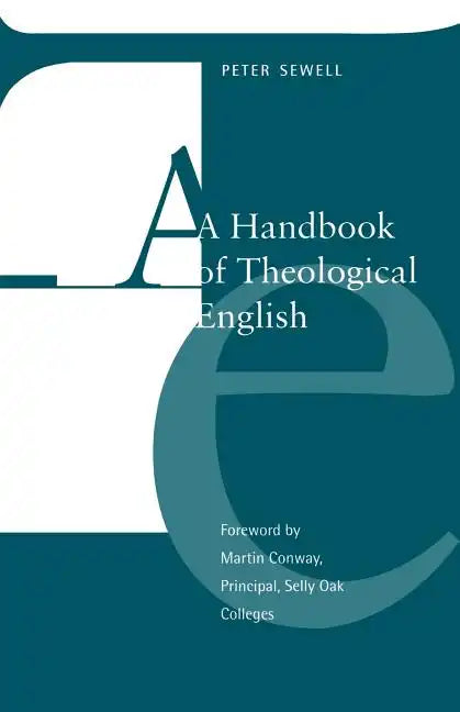 A Handbook of Theological English - Paperback