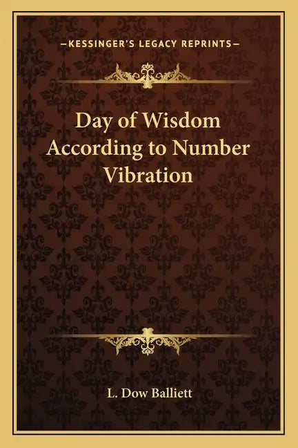 Day of Wisdom According to Number Vibration - Paperback