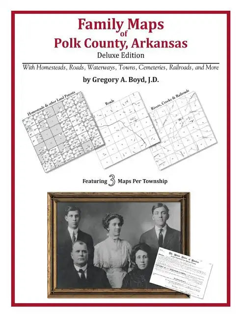 Family Maps of Polk County, Arkansas - Paperback