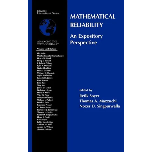 Mathematical Reliability: An Expository Perspective - Hardcover