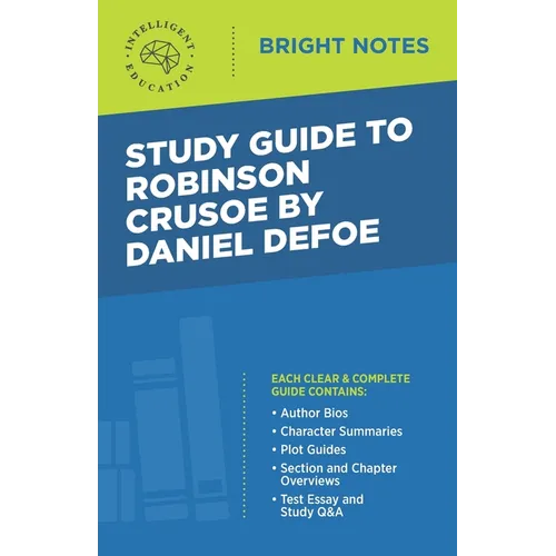 Study Guide to Robinson Crusoe by Daniel Defoe - Paperback