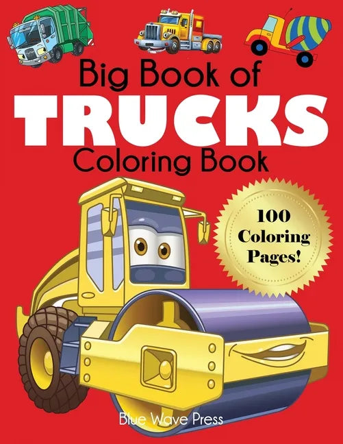 Big Book of Trucks Coloring Book - Paperback