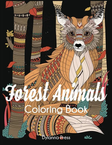 Forest Animals Coloring Book - Paperback