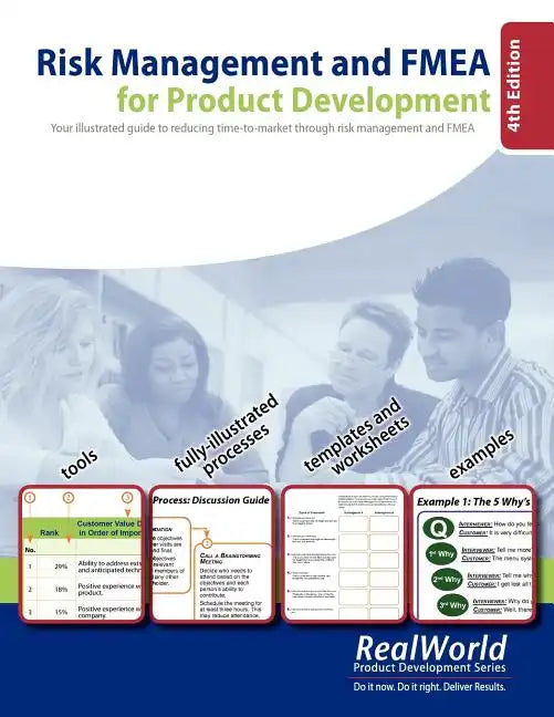 Risk Management and FMEA for Product Development, 4th Edition: Your illustrated guide to reducing time-to-market through risk management and FMEA - Paperback