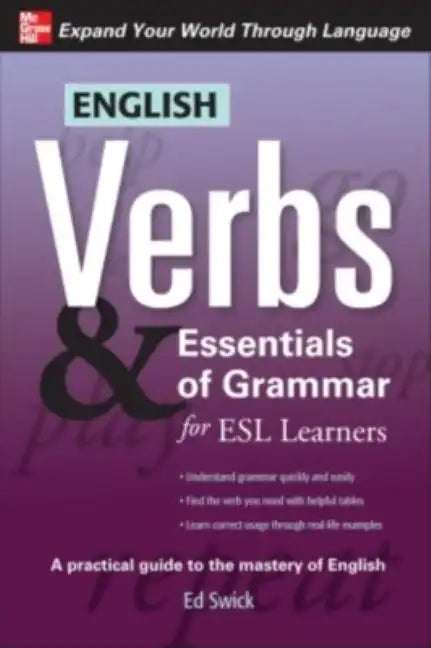 English Verbs & Essentials of Grammar for ESL Learners - Paperback