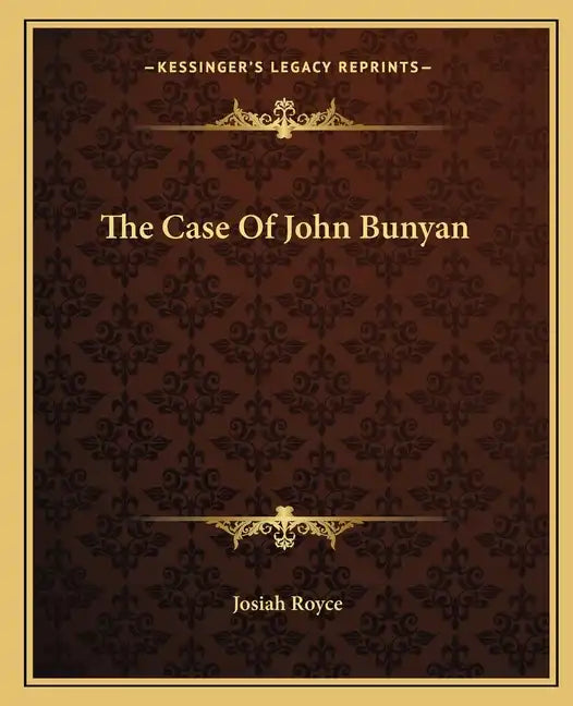 The Case of John Bunyan - Paperback