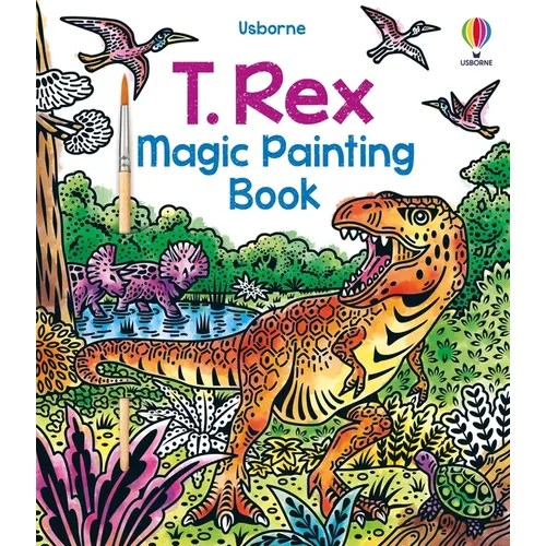 T. Rex Magic Painting Book - Paperback