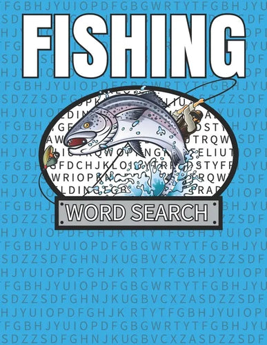Fishing Word Search: 50 Large Print Word Search Puzzles With Solutions - Paperback