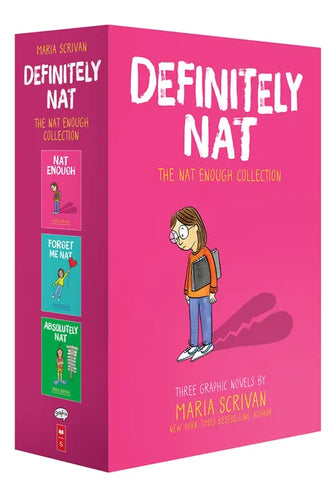 Definitely Nat: A Graphic Novel Box Set (Nat Enough #1-3) - Boxed Set