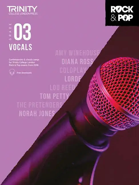 Trinity Rock & Pop 2018 Vocals: Grade 3 - Paperback