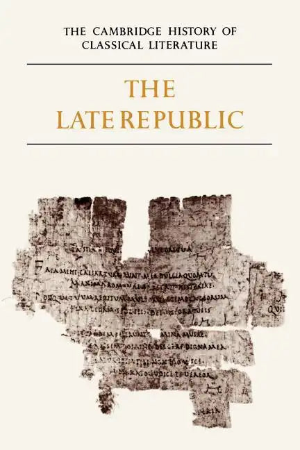 Late Republic: Volume 2 - Paperback