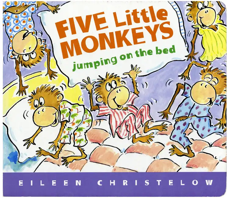 Five Little Monkeys Jumping on the Bed - Board Book