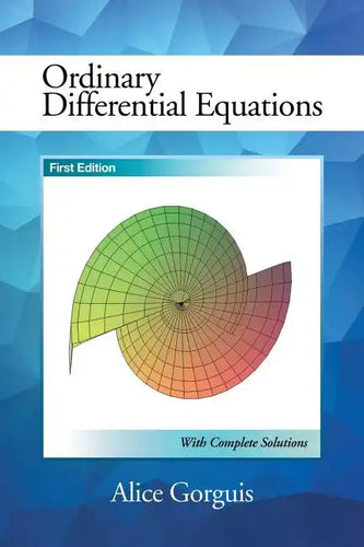 Ordinary Differential Equations: First Edition - Paperback