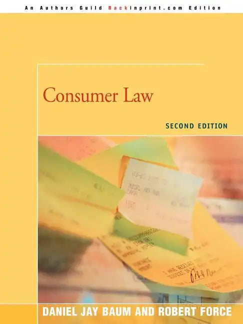 Consumer Law: Second Edition - Paperback