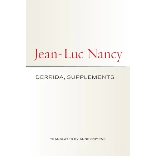 Derrida, Supplements - Paperback