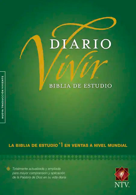 Biblia de Estudio del Diario Vivir-Ntv - Hardcover