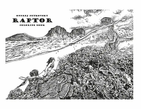 Raptor: Coloring Book - Paperback