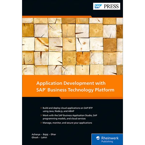 Application Development with SAP Business Technology Platform - Hardcover