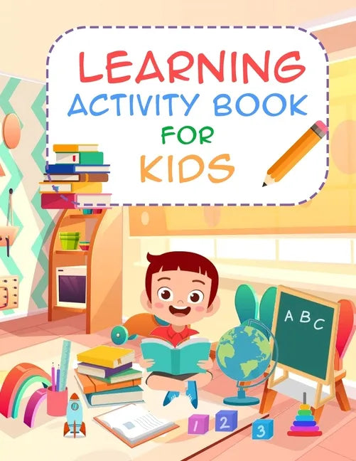 Learning Activity Books For Kids - Paperback