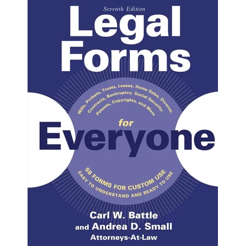 Legal Forms for Everyone: Wills, Probate, Trusts, Leases, Home Sales, Divorce, Contracts, Bankruptcy, Social Security, Patents, Copyrights, and - Paperback