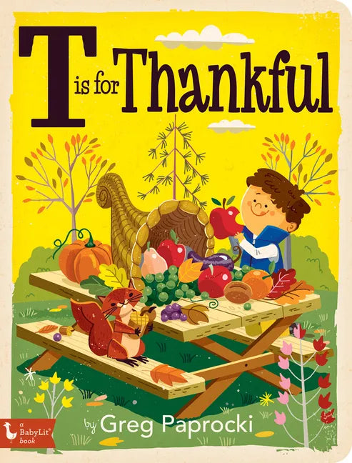 T Is for Thankful - Board Book