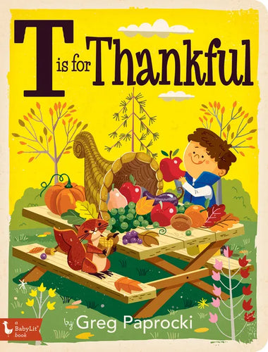 T Is for Thankful - Board Book