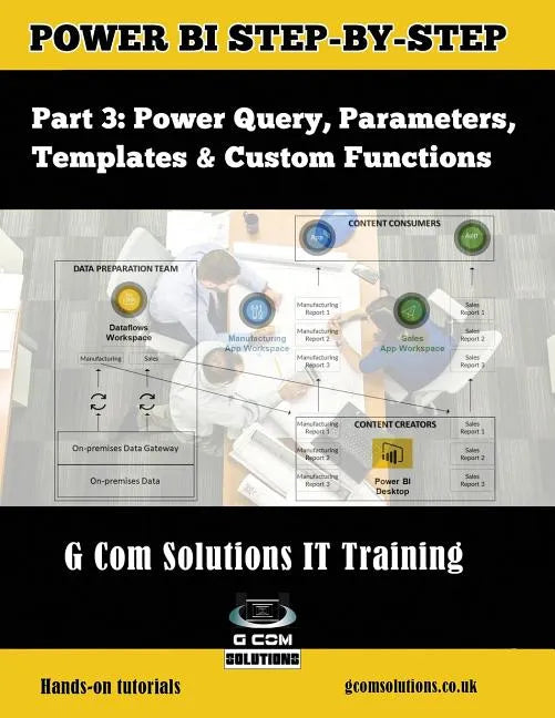 Power Bi Step-By-Step Part 3: Power Query, Parameters, Templates & Custom Functions: Power Bi Mastery Through Hands-On Tutorials - Paperback