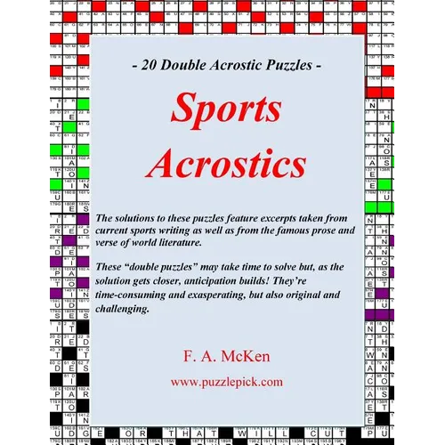 Sports Acrostics - Paperback