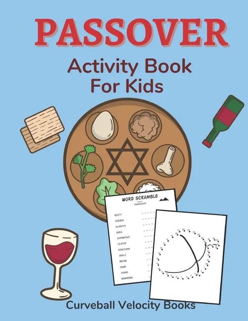 Passover Activity Book for Kids: Puzzles for Kids Aged 6-12 - Paperback