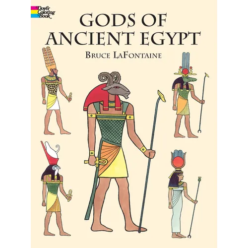 Gods of Ancient Egypt Coloring Book - Paperback