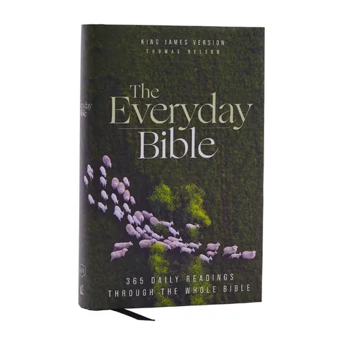 Kjv, the Everyday Bible, Hardcover, Red Letter, Comfort Print: 365 Daily Readings Through the Whole Bible - Hardcover