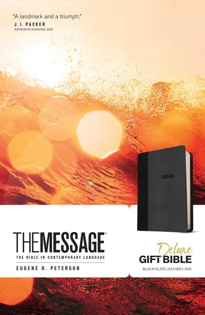 The Message Deluxe Gift Bible: The Bible in Contemporary Language - Imitation Leather