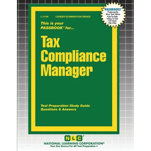 Tax Compliance Manager - Paperback