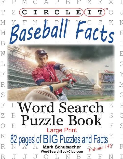 Circle It, Baseball Facts, Word Search, Puzzle Book - Paperback