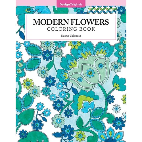 Modern Flowers Coloring Book - Paperback